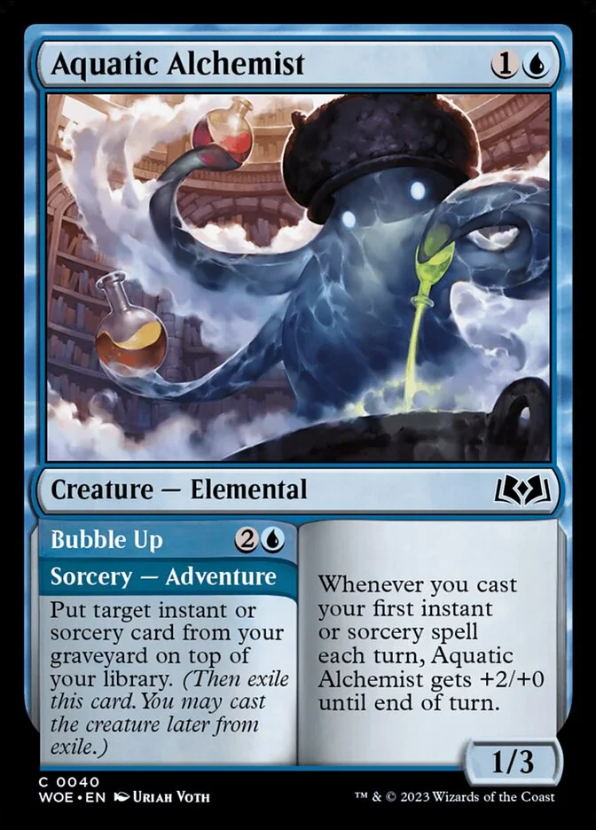 Aquatic Alchemist // Bubble Up 「WOE/40」「EN」