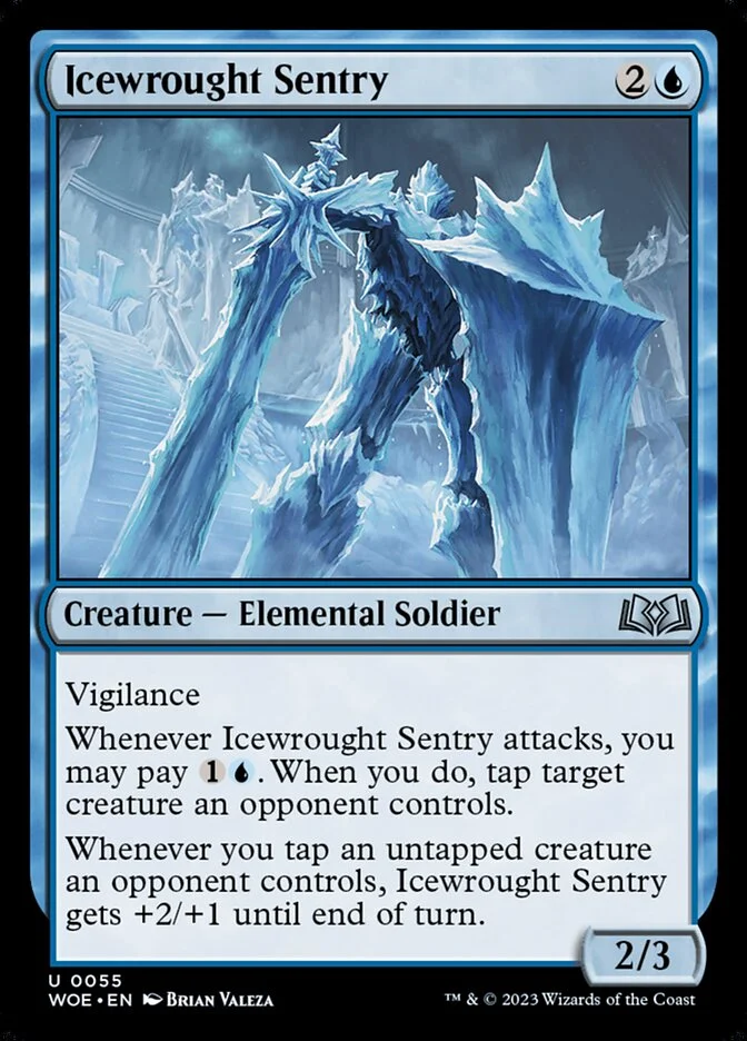Icewrought Sentry 「WOE/55」「EN」