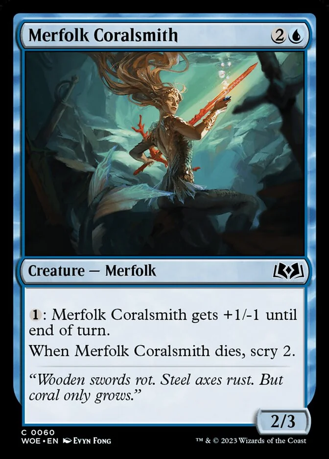 Merfolk Coralsmith 「WOE/60」「EN」