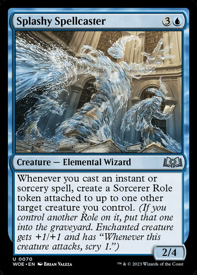 Splashy Spellcaster 「WOE/70」「EN」