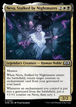 Neva, Stalked by Nightmares #209 · Magic: The Gathering