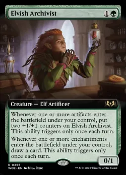 Elvish Archivist 「WOE/355」「EN」
