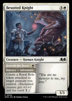 Besotted Knight // Betroth the Beast #4 · Magic: The Gathering
