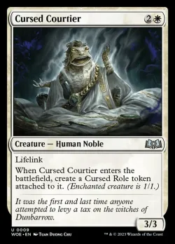Cursed Courtier #9 · Magic: The Gathering