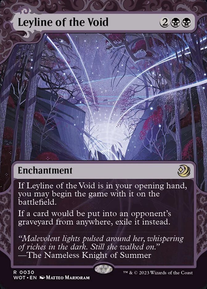 Leyline of the Void 「WOT/30」「EN」