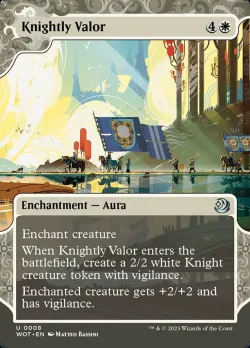 Knightly Valor #8 · Magic: The Gathering