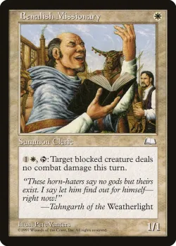 Benalish Missionary #10 · Magic: The Gathering