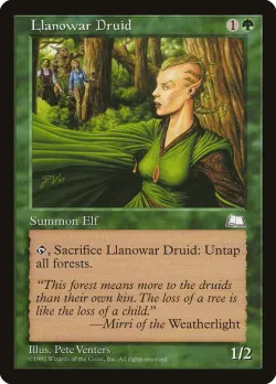 Llanowar Druid 「WTH/133」「EN」
