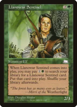 Llanowar Sentinel 「WTH/134」「EN」