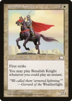 Benalish Knight #9 · Magic: The Gathering