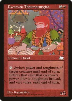Dwarven Thaumaturgist #98 · Magic: The Gathering