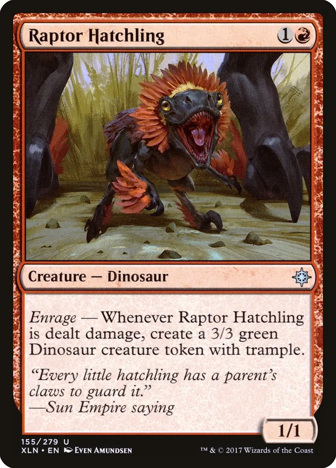 Raptor Hatchling 「XLN/155」「EN」