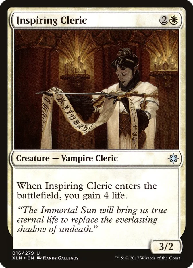 Inspiring Cleric 「XLN/16」「EN」