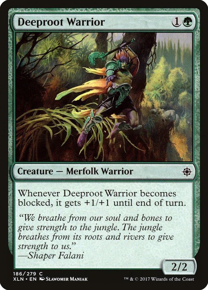 Deeproot Warrior 「XLN/186」「EN」