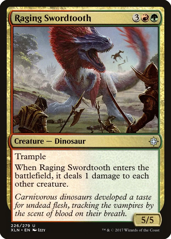 Raging Swordtooth 「XLN/226」「EN」