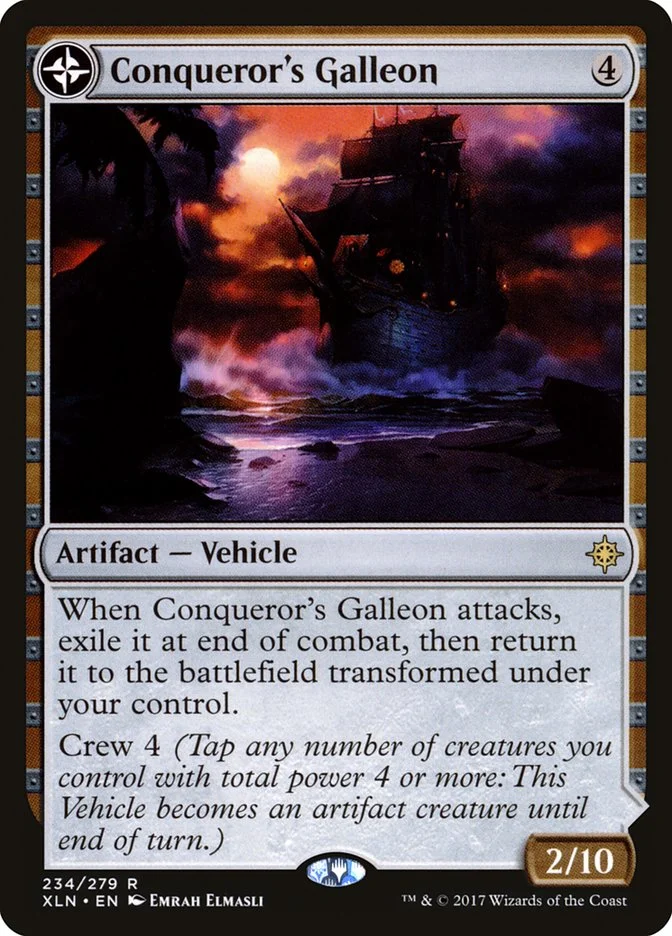 Conqueror's Galleon // Conqueror's Foothold 「XLN/234」「EN」