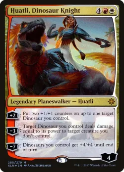 Huatli, Dinosaur Knight 「XLN/285」「EN」