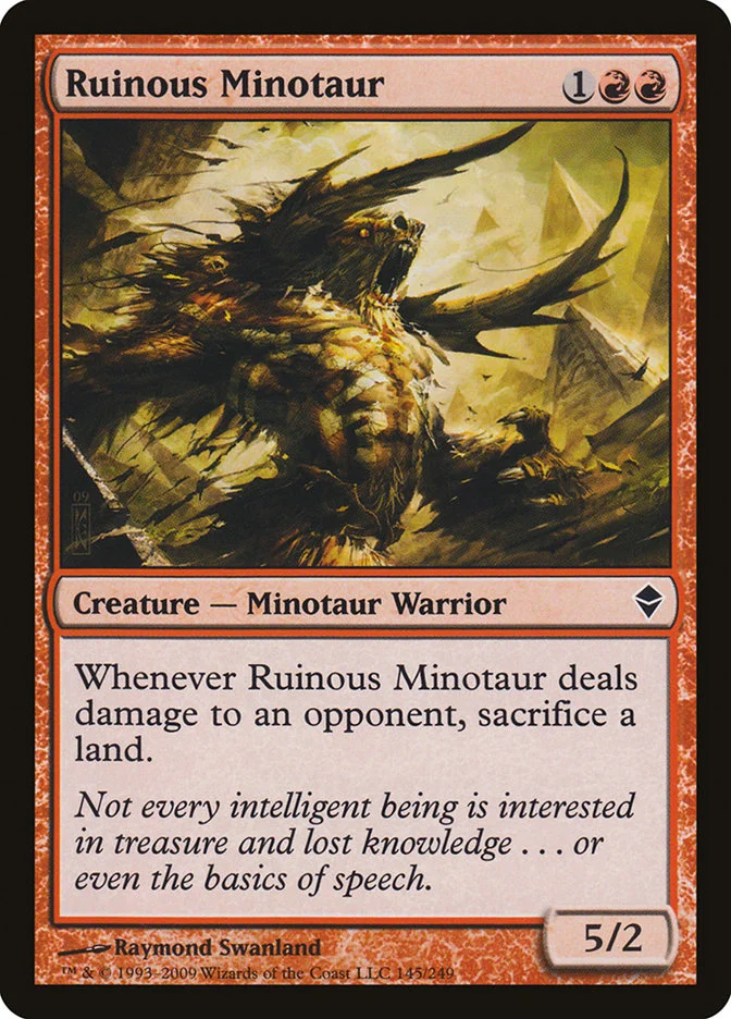Ruinous Minotaur 「ZEN/145」「EN」