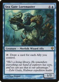 Sea Gate Loremaster #63 · Magic: The Gathering