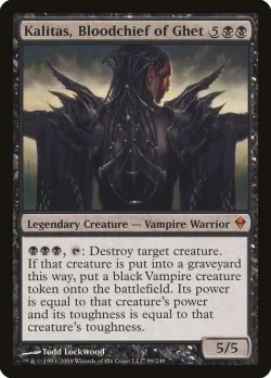 Kalitas, Bloodchief of Ghet #99 · Magic: The Gathering