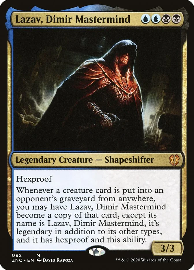 Lazav, Dimir Mastermind 「ZNC/92」「EN」
