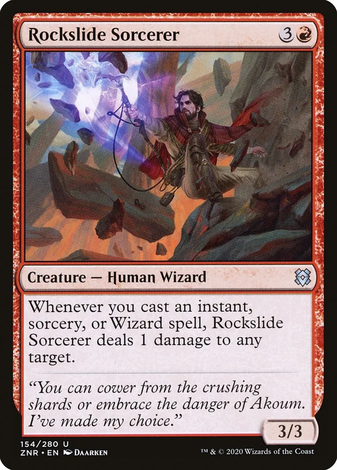 Rockslide Sorcerer 「ZNR/154」「EN」