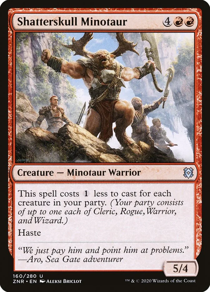 Shatterskull Minotaur 「ZNR/160」「EN」