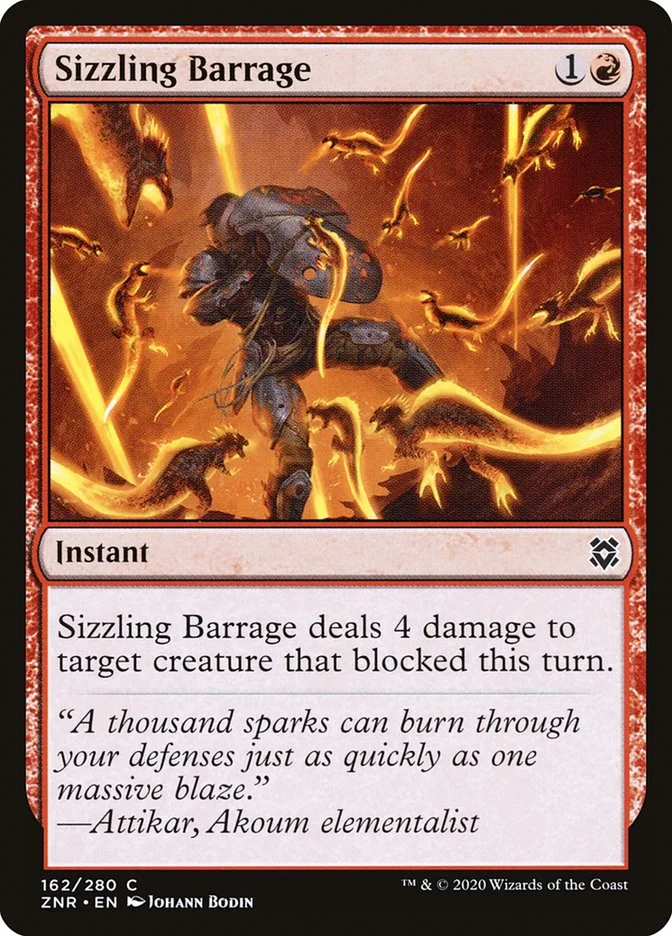 Sizzling Barrage 「ZNR/162」「EN」