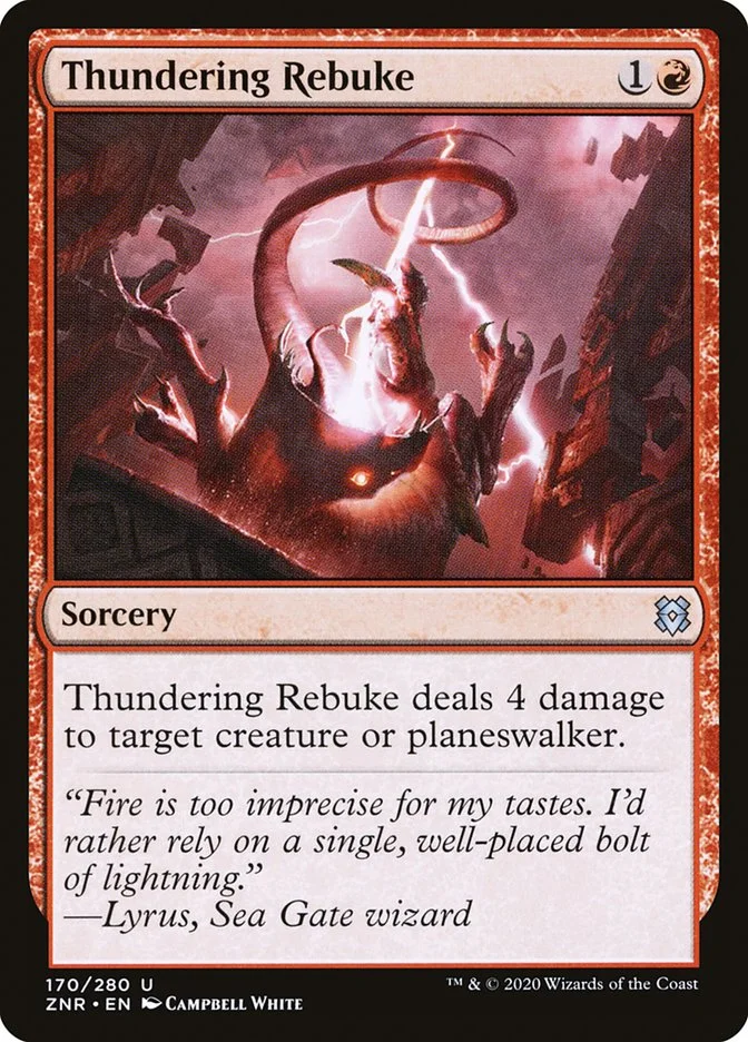 Thundering Rebuke 「ZNR/170」「EN」