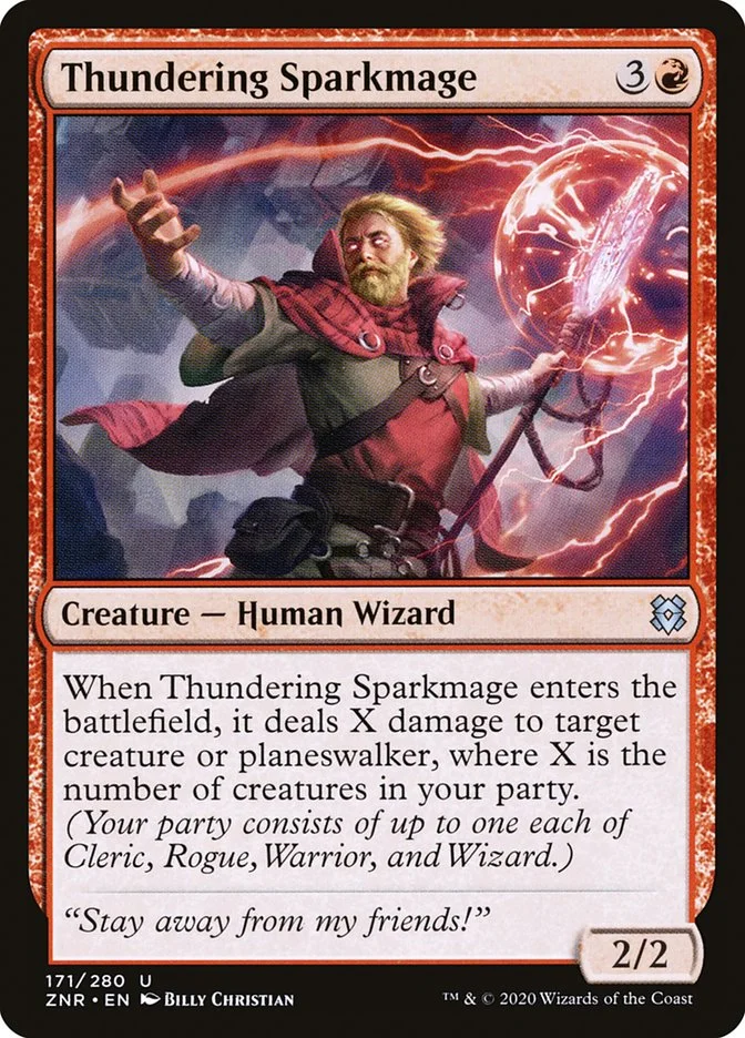 Thundering Sparkmage 「ZNR/171」「EN」