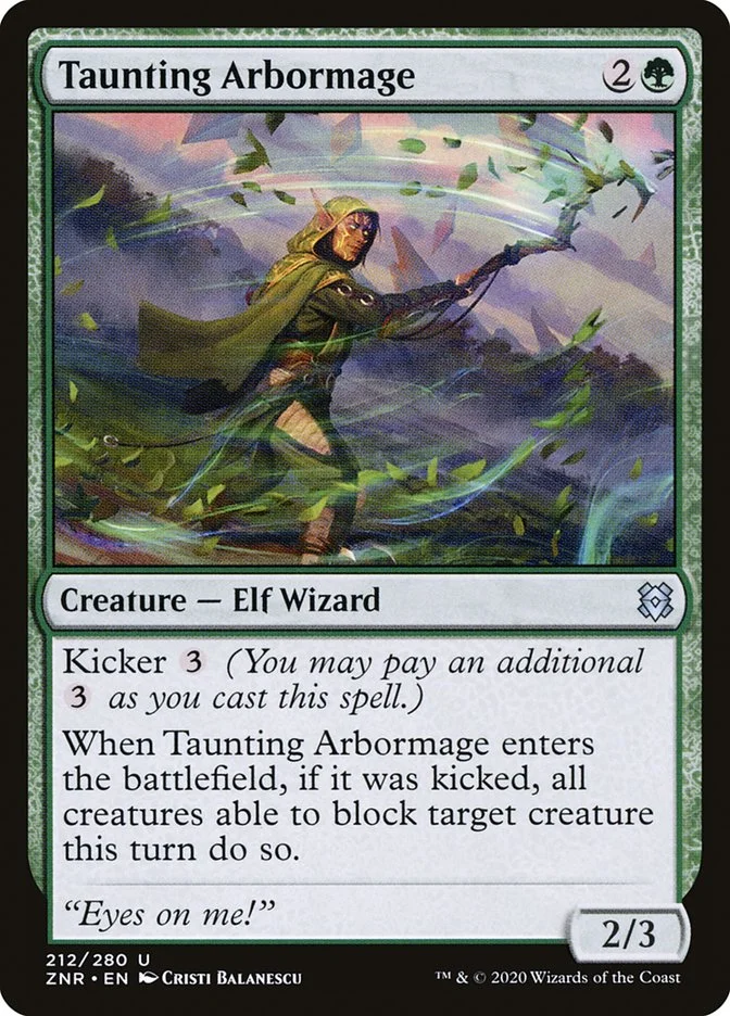 Taunting Arbormage 「ZNR/212」「EN」