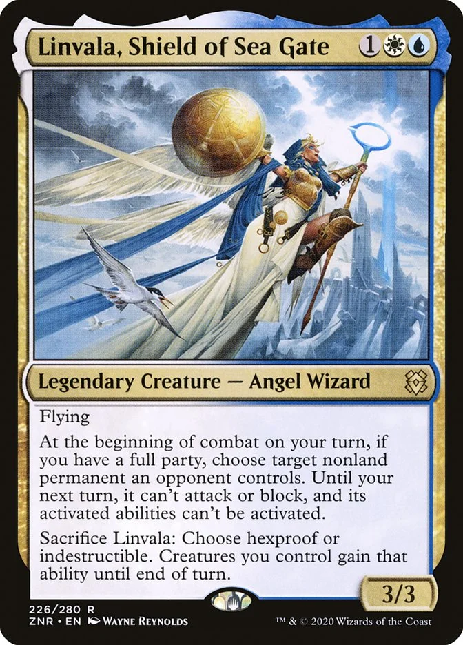 Linvala, Shield of Sea Gate 「ZNR/226」「EN」