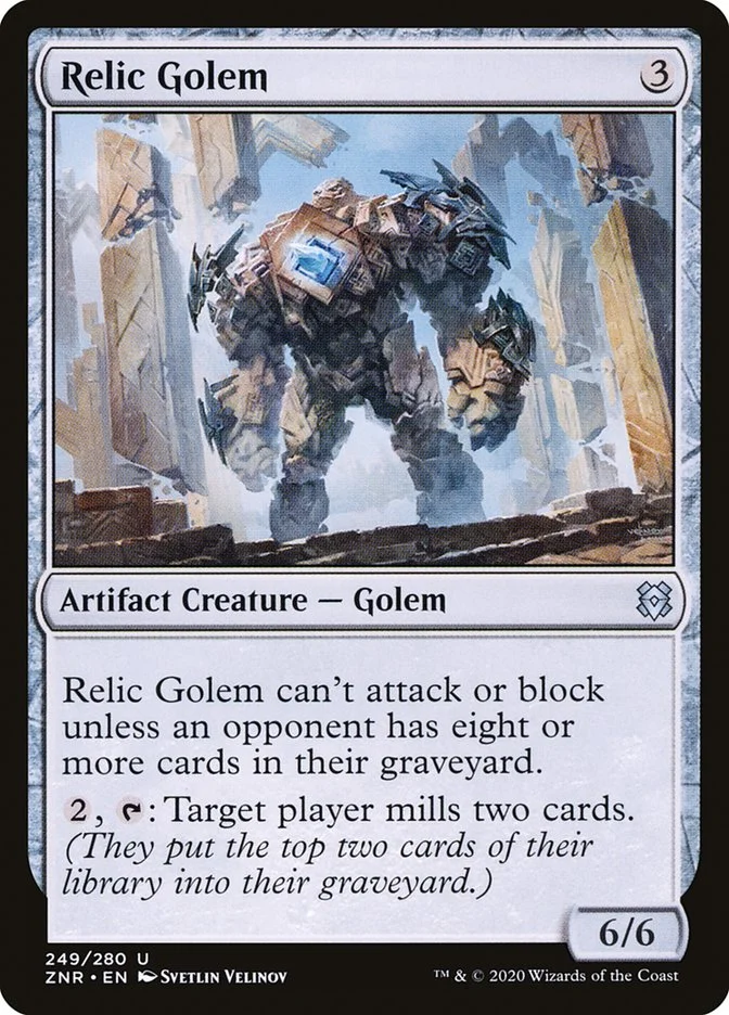 Relic Golem 「ZNR/249」「EN」