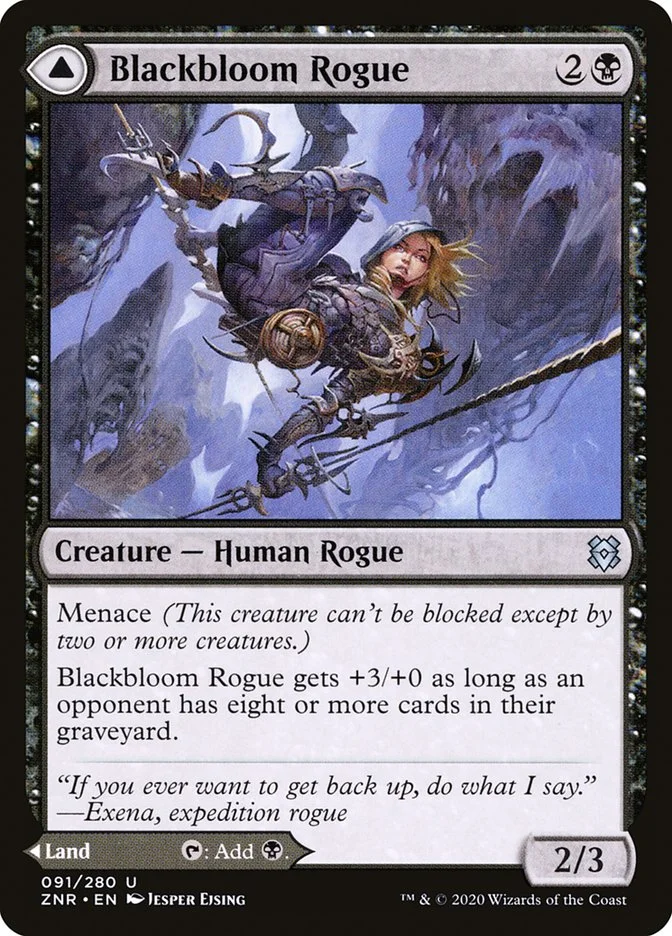 Blackbloom Rogue // Blackbloom Bog 「ZNR/91」「EN」