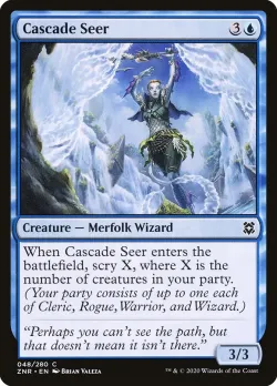 Cascade Seer #48 · Magic: The Gathering