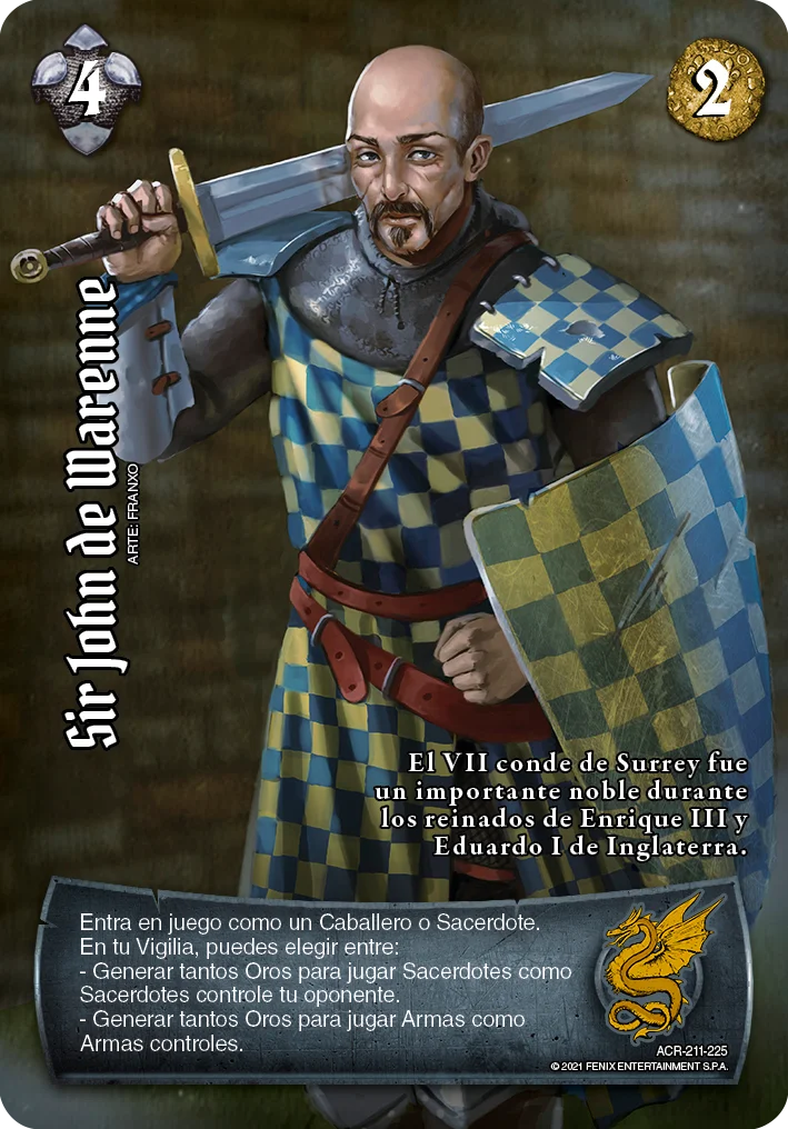 Sir John de Warenne 「acero-211」 (ES)