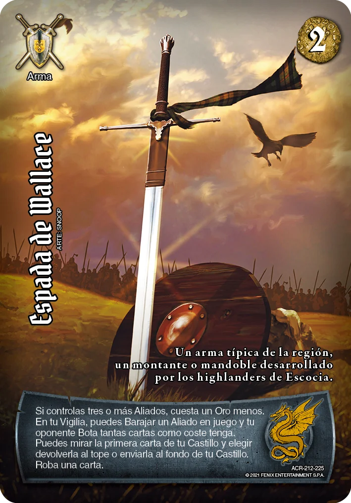 Espada de Wallace 「acero-212」 (ES)