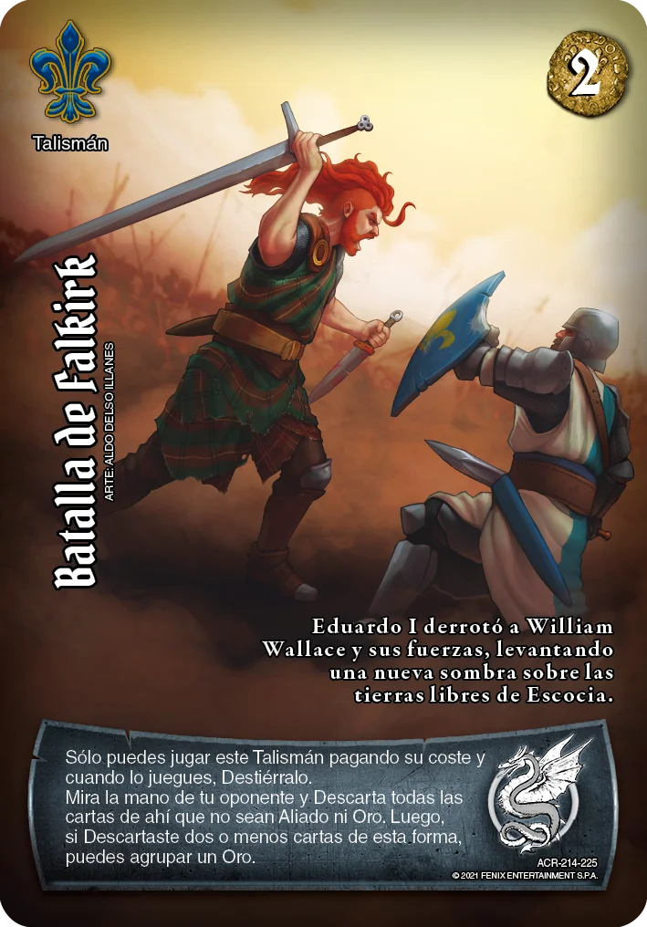 Batalla de Falkirk 「acero-214」 (ES)