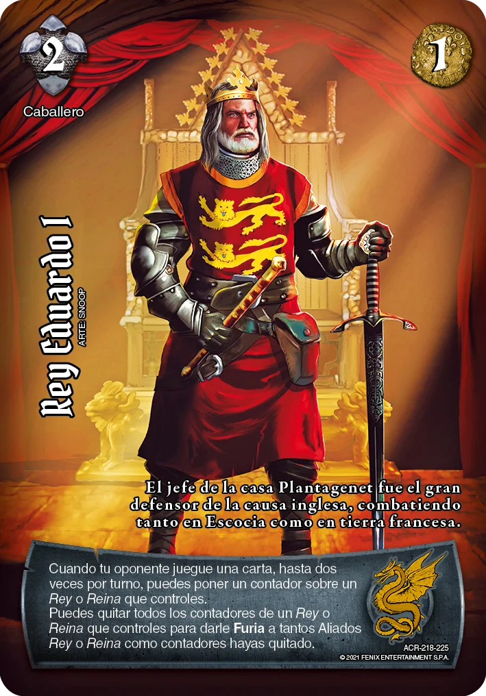 Rey Eduardo I 「acero-218」 (ES)