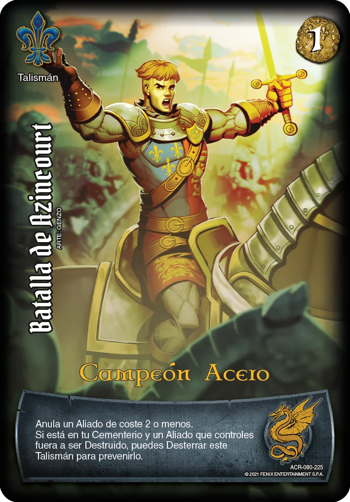 Batalla de Azincourt 「acero-278」 (ES)