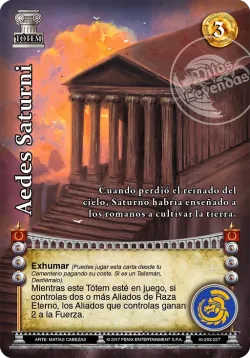 Aedes Saturni #212 · Mitos y Leyendas