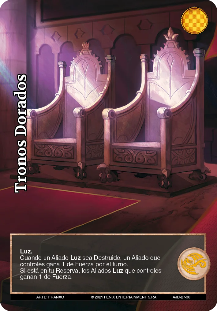 Tronos Dorados 「ajedrez-027」 (ES)
