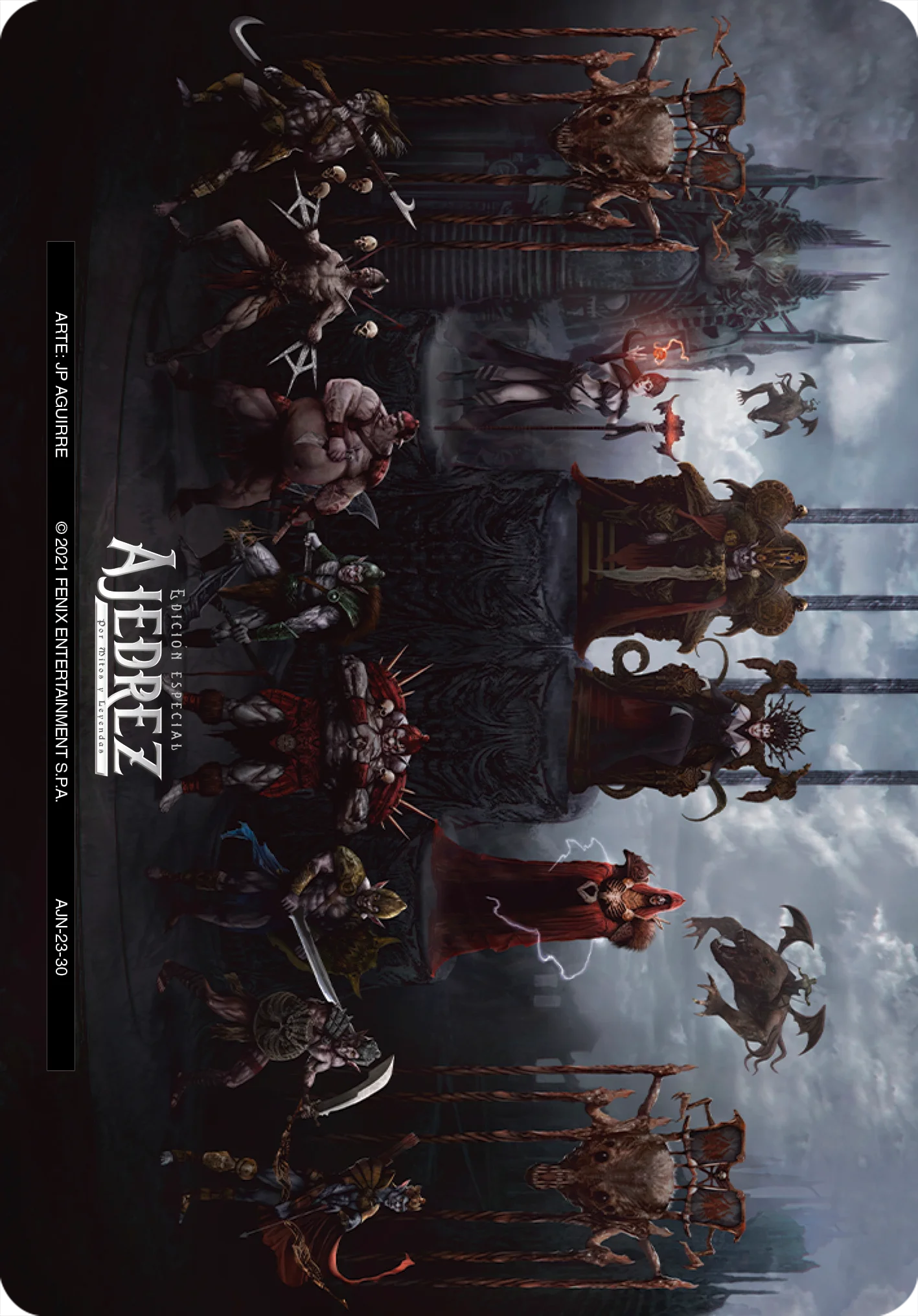 Oro Oscuro Ajedrez 「ajedrez-031」 (ES)