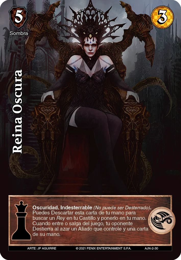 Reina Oscura 「ajedrez-033」 (ES)