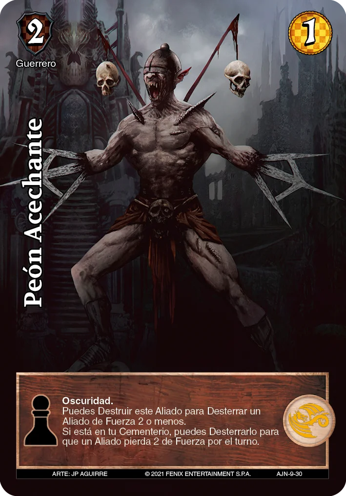 Peón Acechante 「ajedrez-040」 (ES)