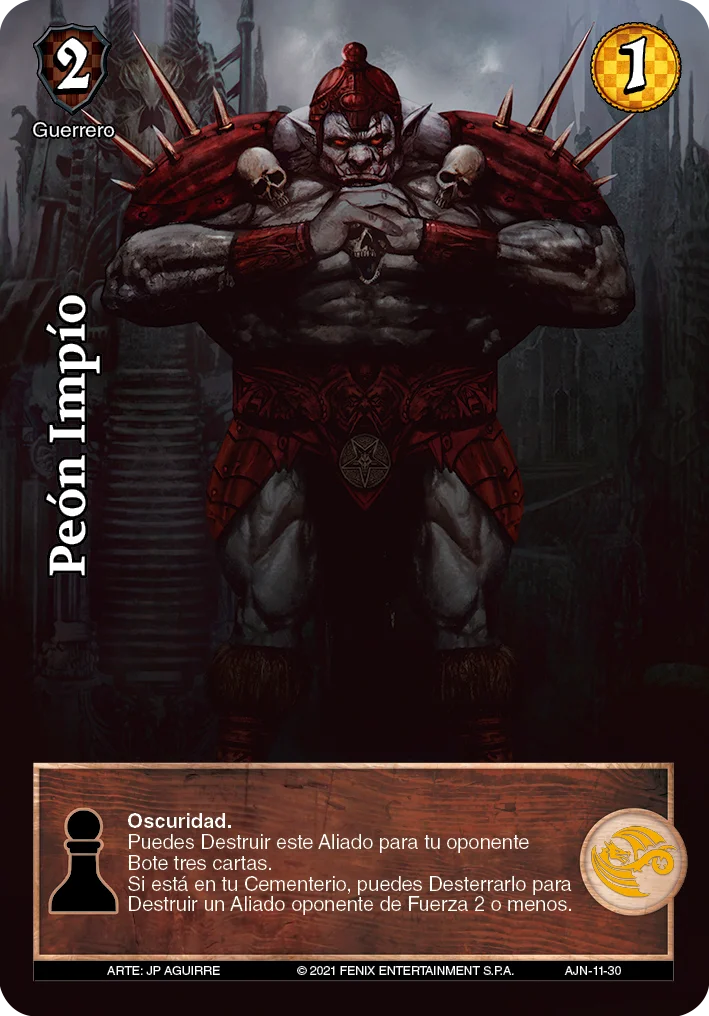 Peón Impío 「ajedrez-042」 (ES)