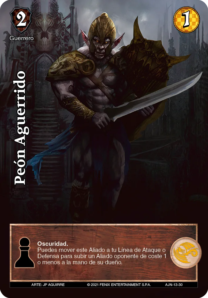 Peón Aguerrido 「ajedrez-044」 (ES)