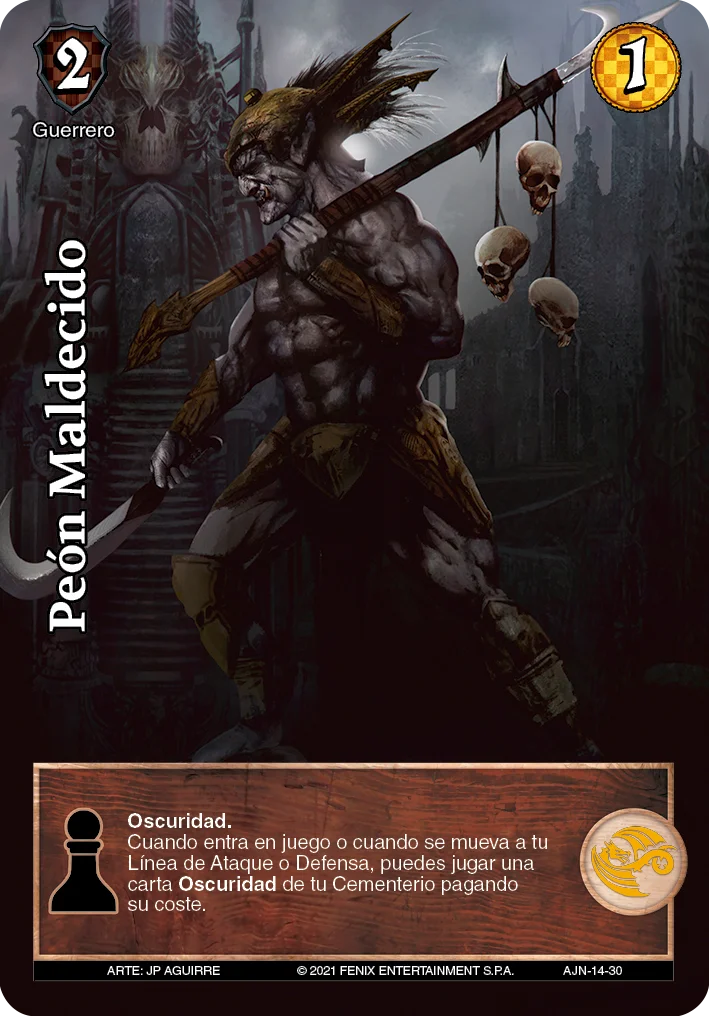 Peón Maldecido 「ajedrez-045」 (ES)