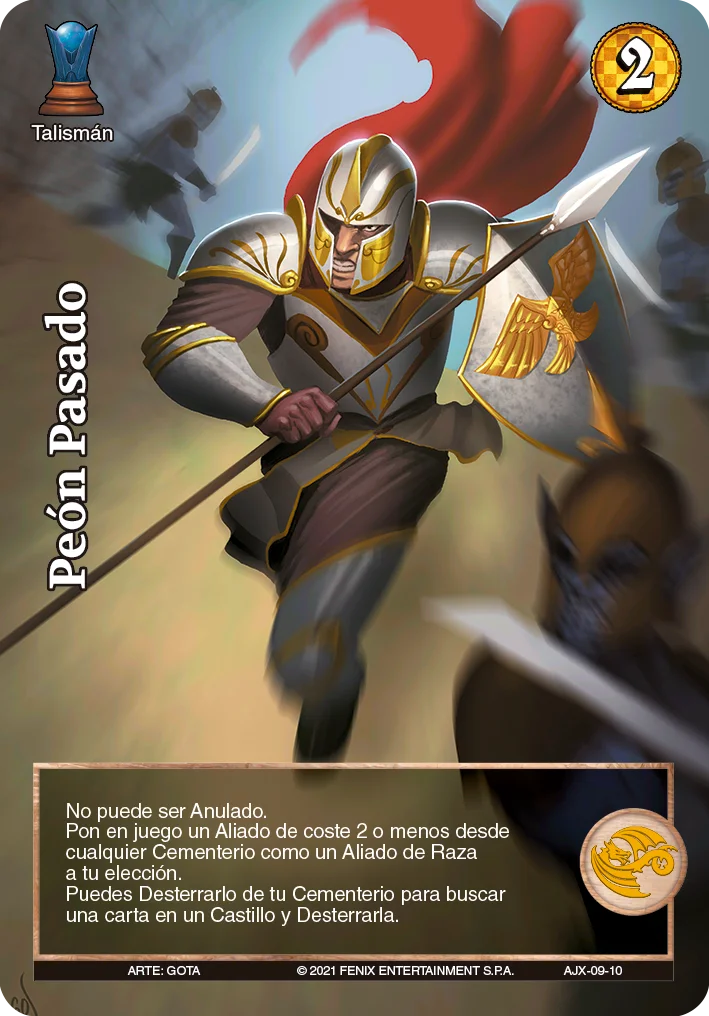 Peón Pasado 「ajedrez-072」 (ES)