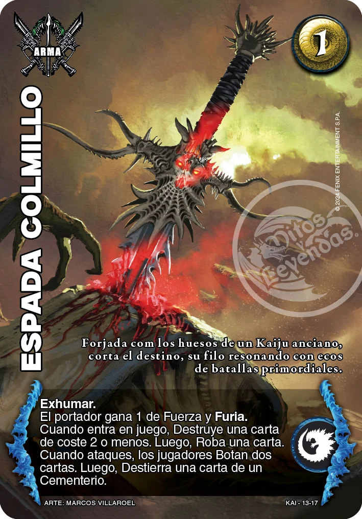 Espada Colmillo 「amenazakaiju-013」「ES」